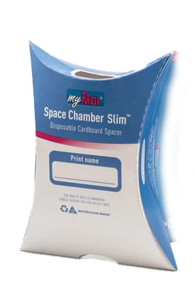 Inhaler Spacer - Chamber Slim Disposable Cardboard Spacer - sold individually