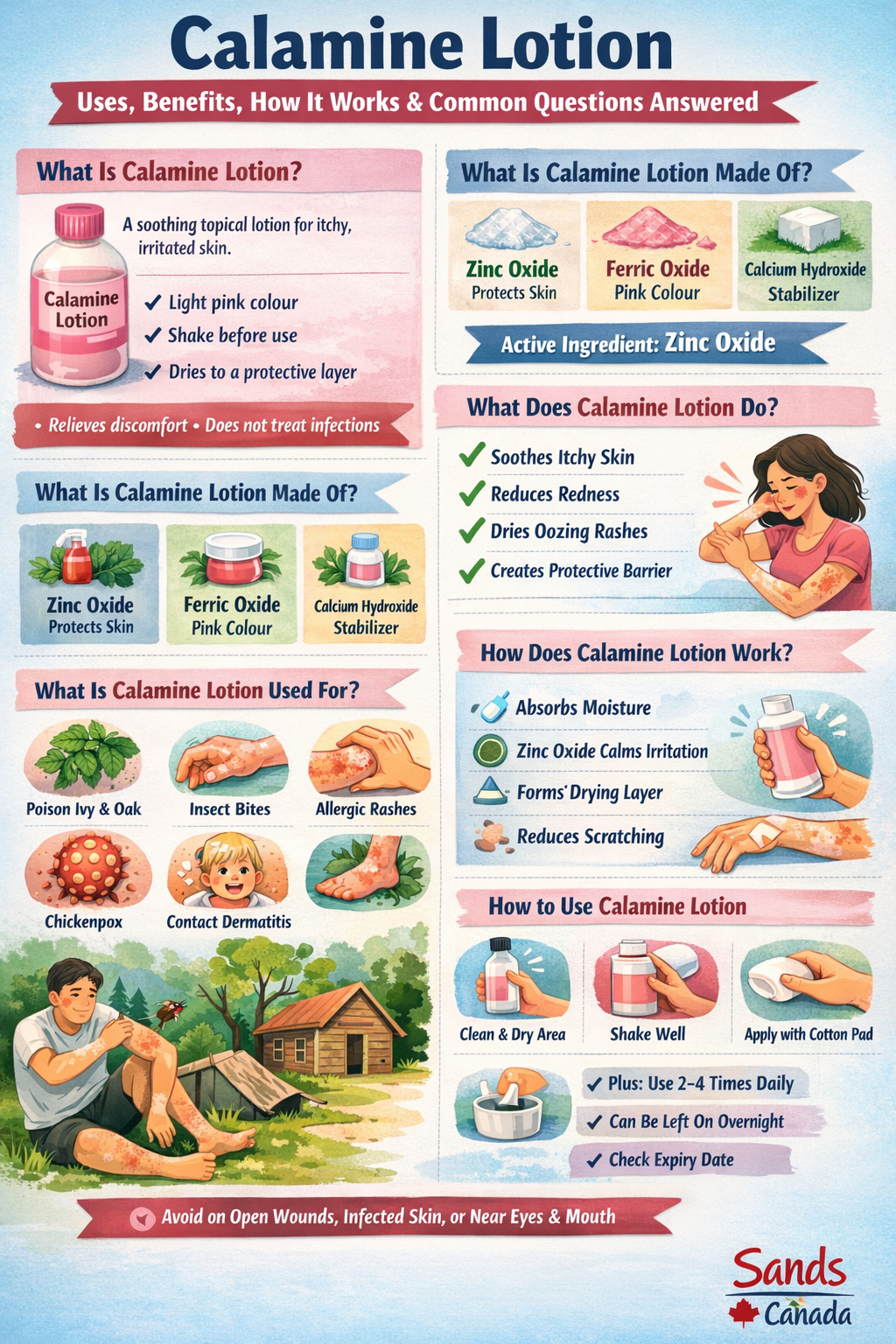 Calamine Lotion: Uses, Benefits, How It Works, and Common Questions Answered