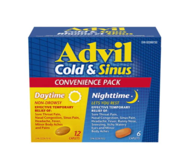 Advil Cold & Sinus Convenience Pack Day and Night 18 caplets