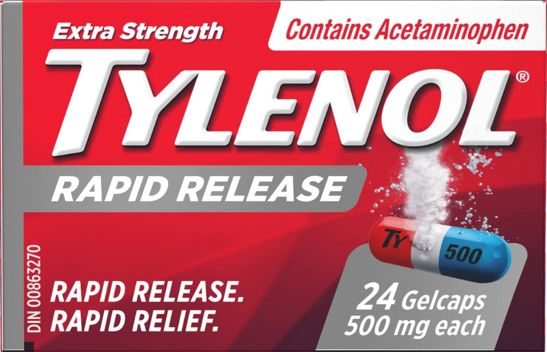 Tylenol Rapid Release  Extra Strength Gelcaps 24 Count