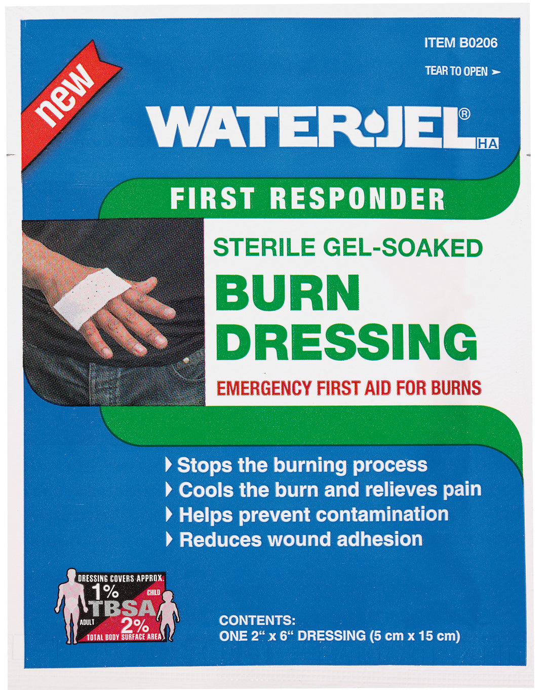 Waterjel Burn Dressing 2" x 6"