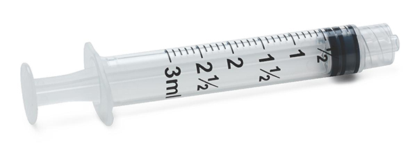 3ML LUER LOCK DISPOSABLE SYRINGE WITHOUT NEEDLE - INDIVIDUAL