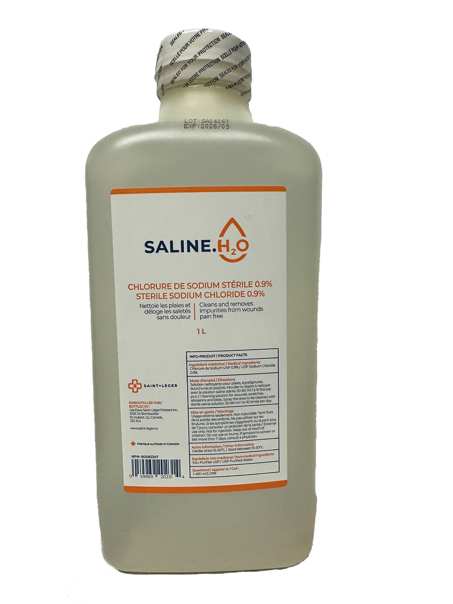 Saline.H2O Sterile Irrigation Saline - 1000ml