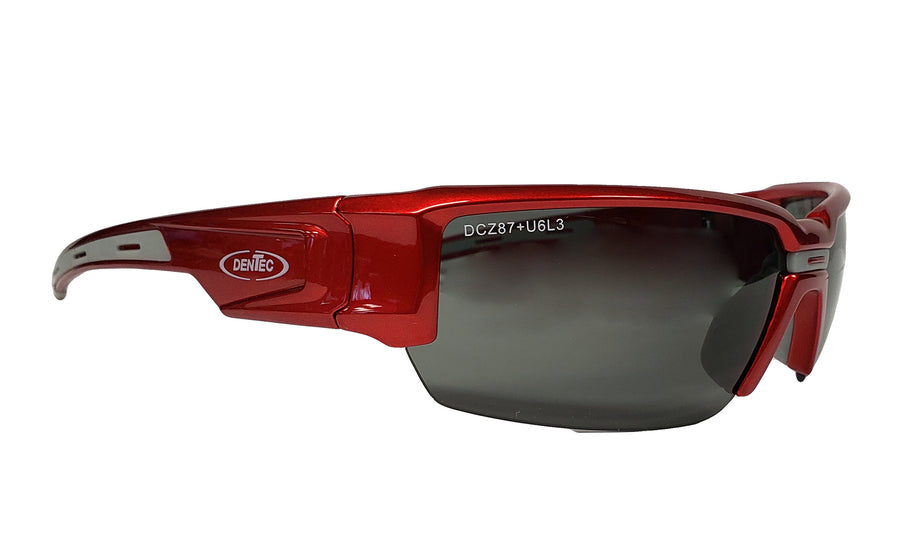 Red/Grey Polarized Safety Glasses