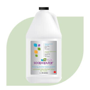 Soapopular Hand Sanitizer 1000 ml Dispenser with refillable reservoir