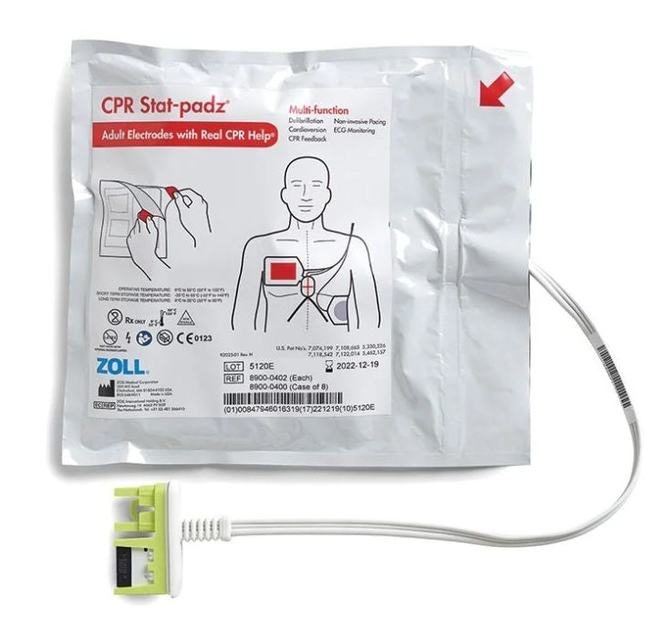 Zoll CPR Stat-Padz w/CPR Feedback, Adult