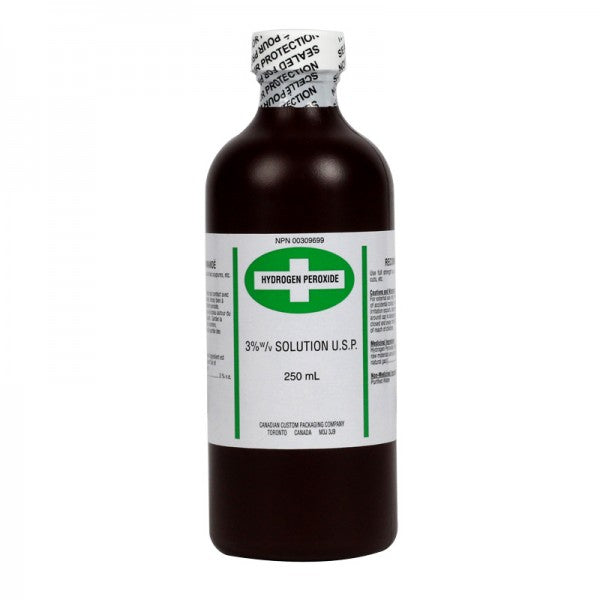 Hydrogen Peroxide - 3% w/v U.S.P. 250ml