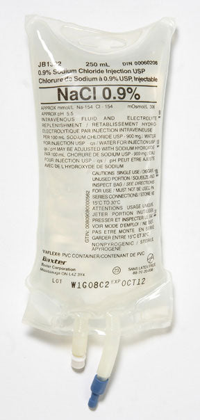 IV Solutions 0.9% NORMAL SALINE -  FOR SALE IN CANADA ONLY