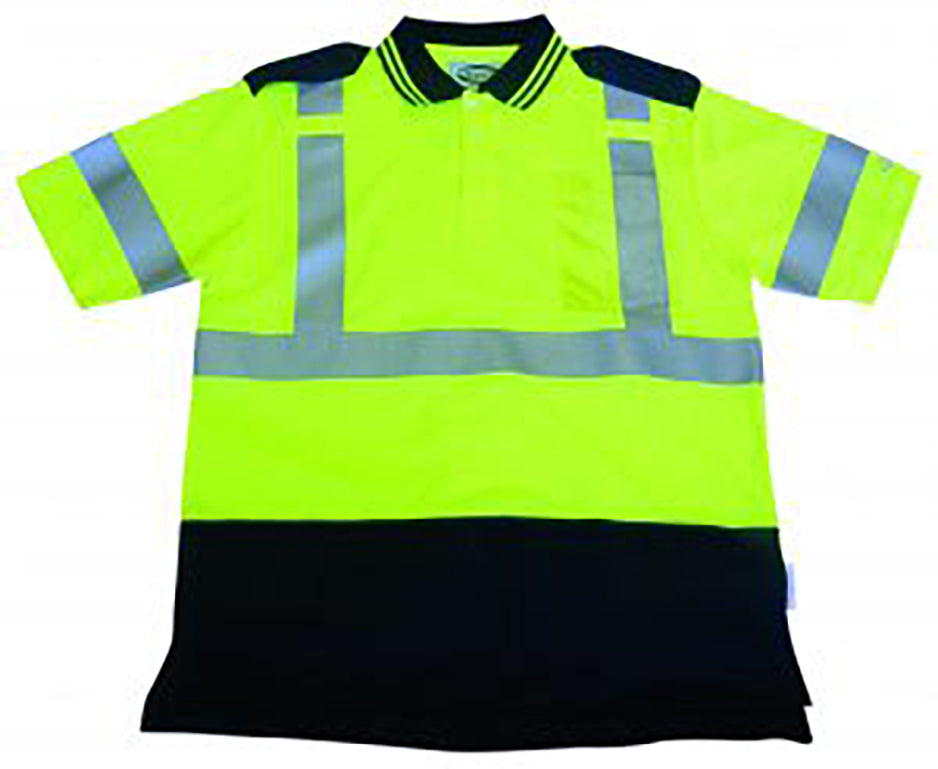 EMS Safety Hi Vis Short Sleeve Polo Shirt