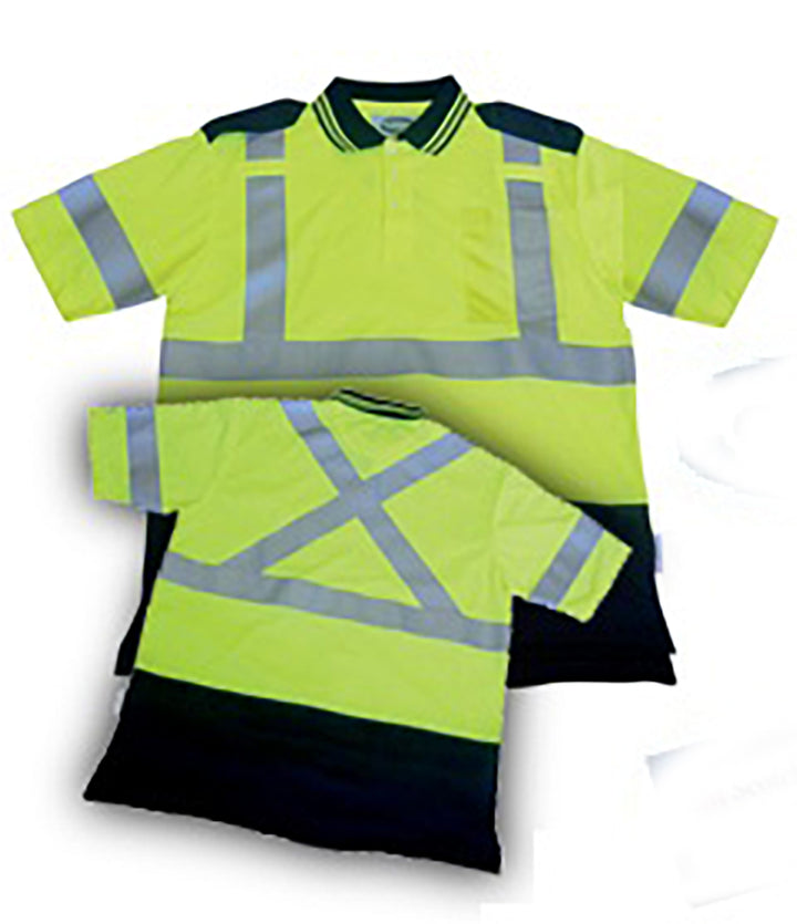 EMS Safety Hi Vis Short Sleeve Polo Shirt