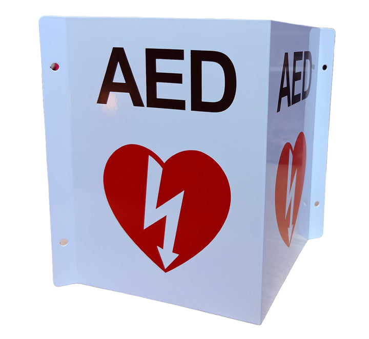 "AED" Metal Wallmount 3D Sign