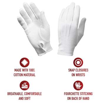 White Parade Gloves