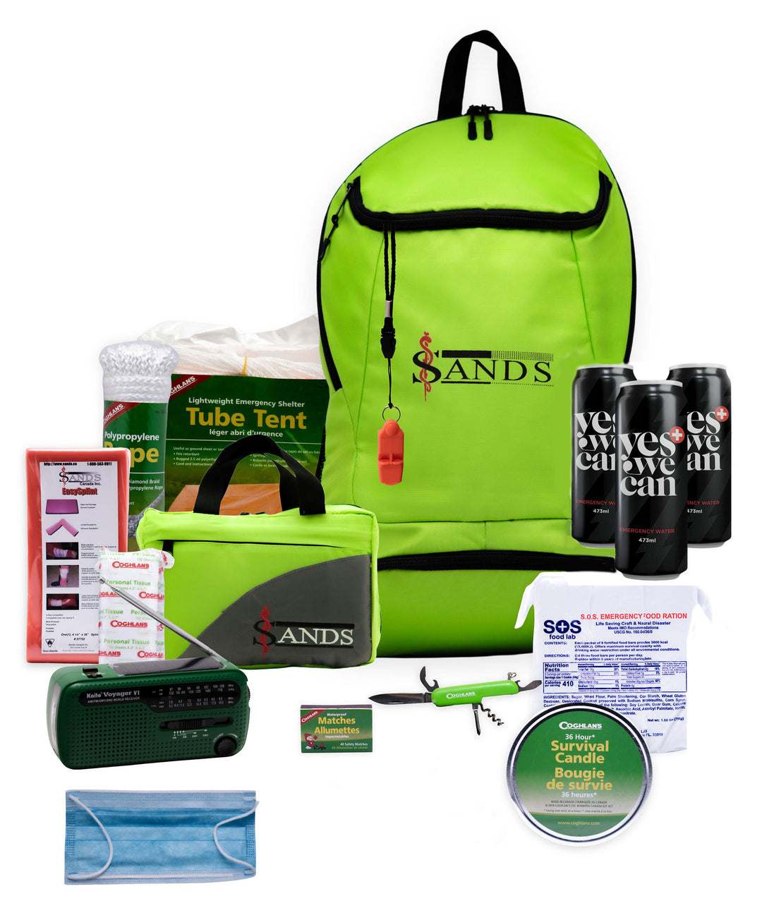 Sands 72HR One-Person Professional Survival Pack