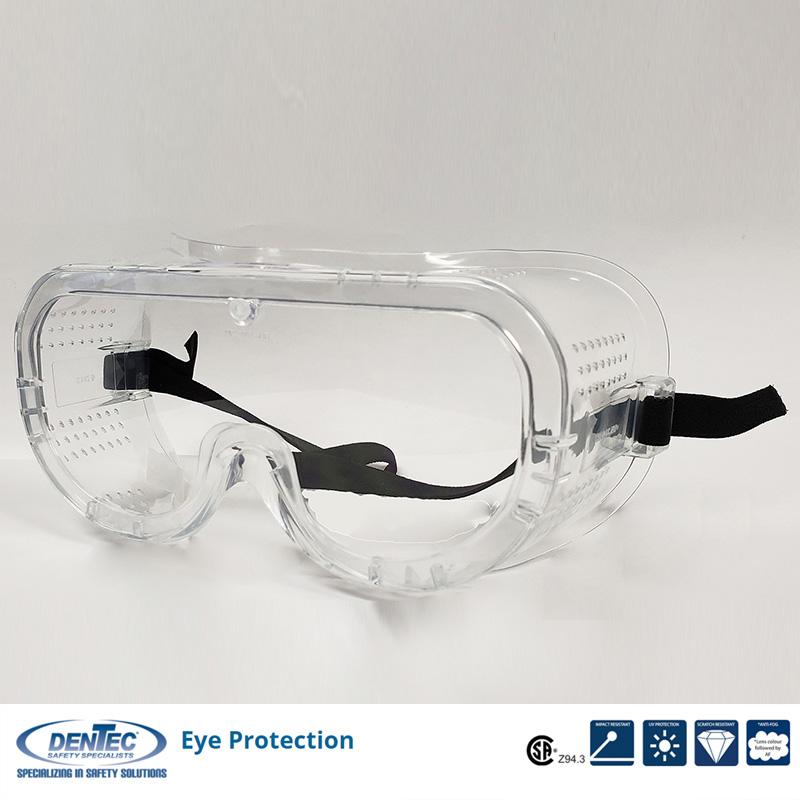 Softie Goggles, Anti-fog Chemical Splash Bent