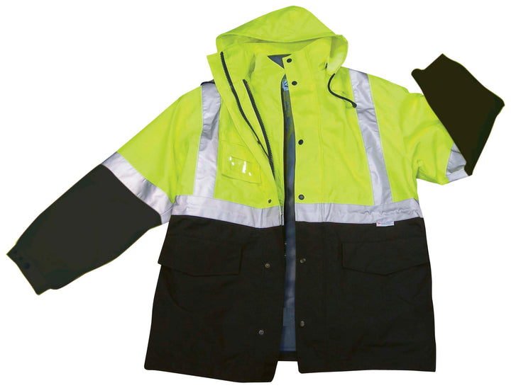 3-in-1 Safety Winter & Rain/Reversible Hi-Vis Jacket