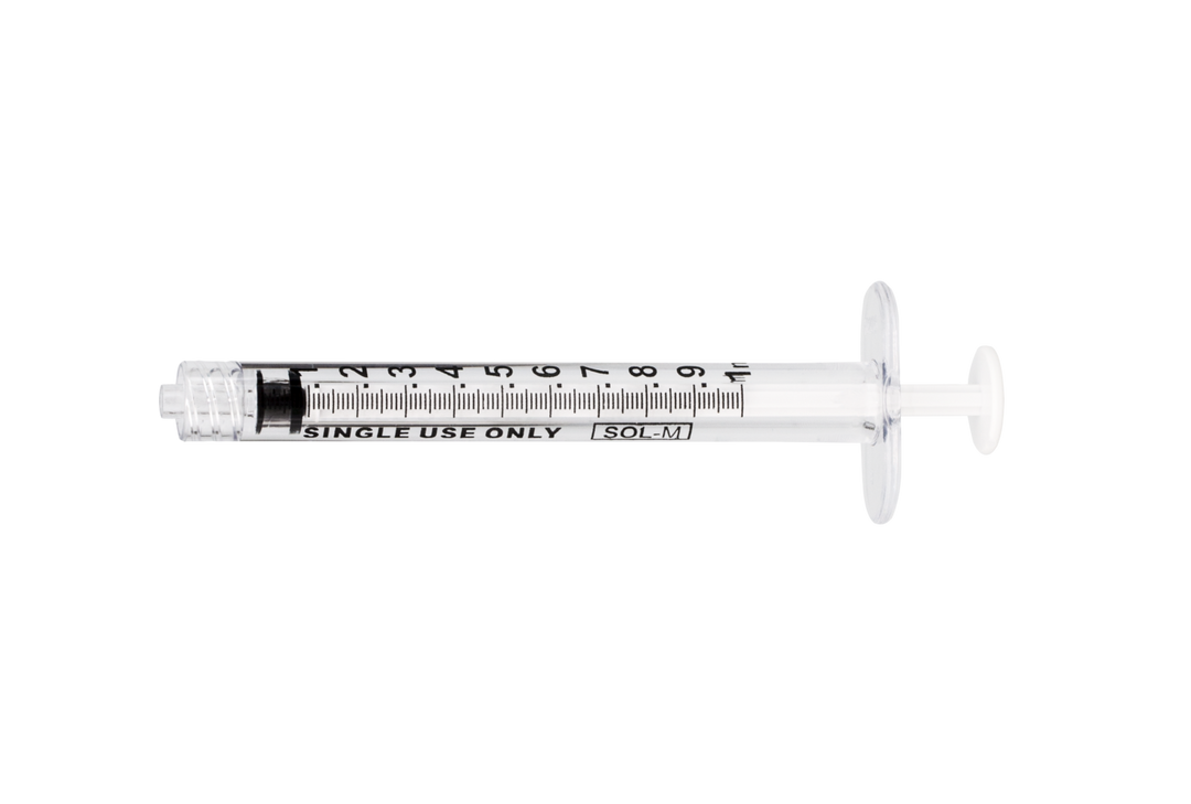 1ML LUER LOCK DISPOSABLE SYRINGE WITHOUT NEEDLE - INDIVIDUAL