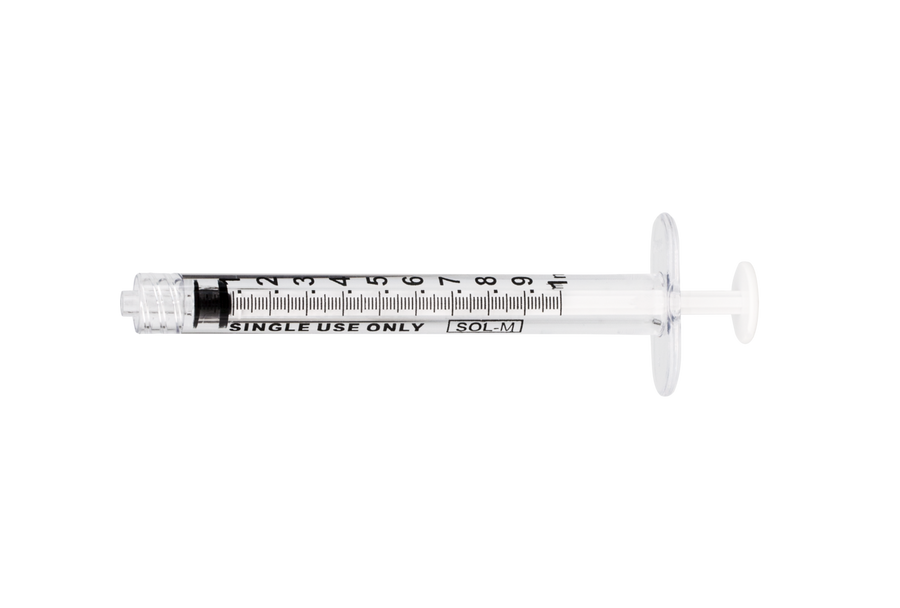 1ML LUER LOCK DISPOSABLE SYRINGE WITHOUT NEEDLE - INDIVIDUAL