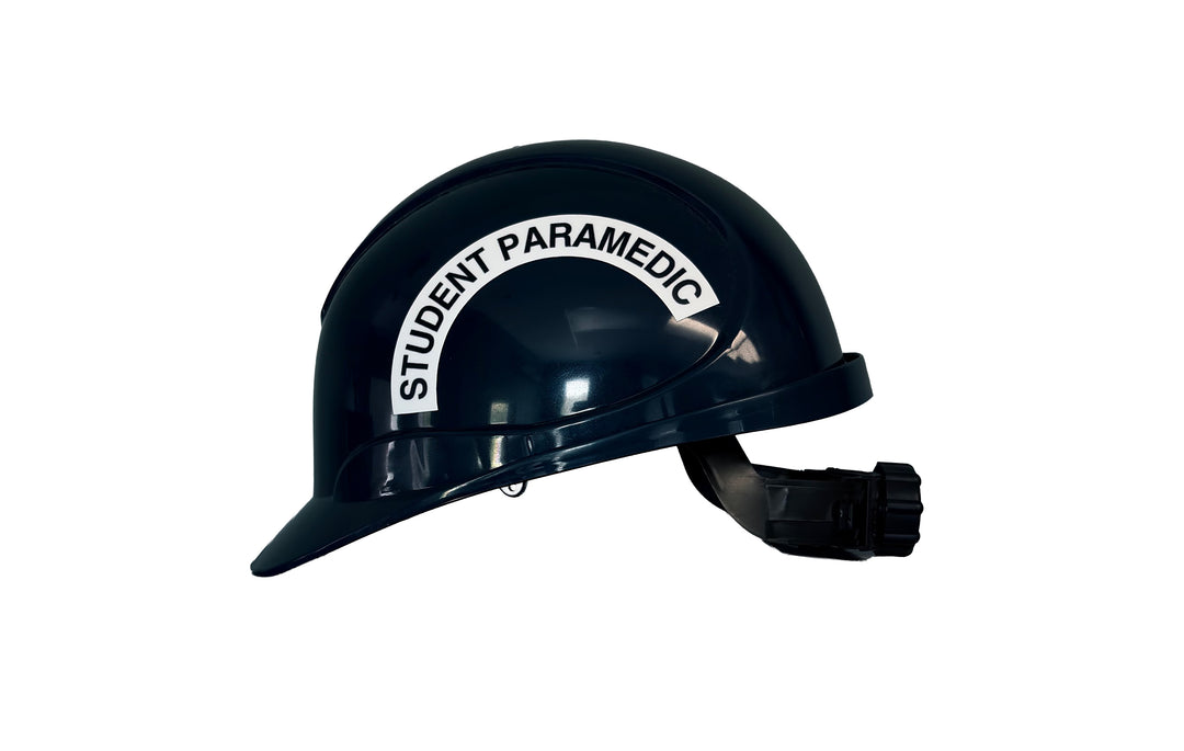 "STUDENT PARAMEDIC" ROCKER STICKER FOR HELMET - SOLD INDIVIDUALLY