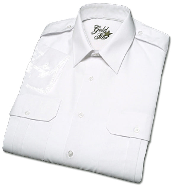 Shirt Mens Goldstar White - Long Sleeve