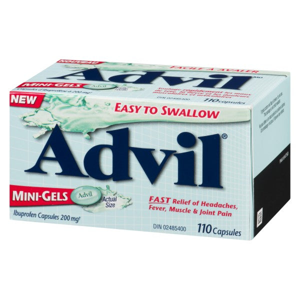 ADVIL MINI GEL CAPS - 30 capsules