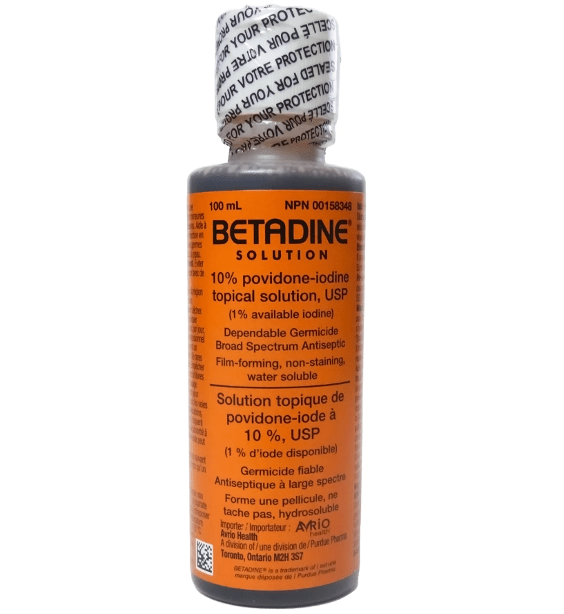 Betadine Solution 10% - 100ML - Sands Canada