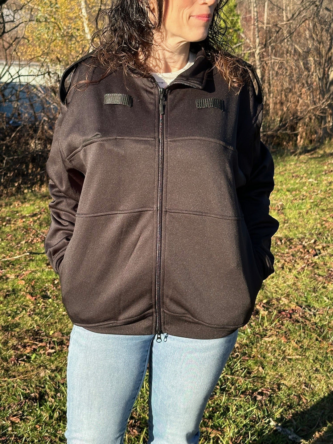 Black fleece jacket - Sands Canada