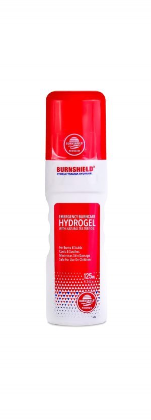 Burnshield hydrogel burn spray 125ml for emergency burn care
