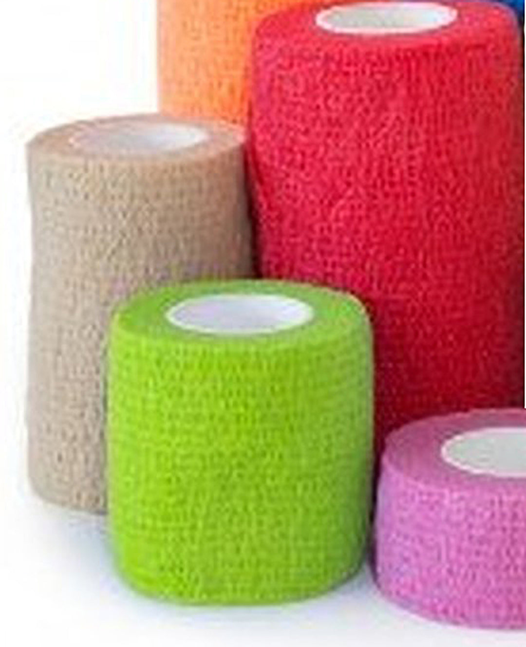 Cohesive Compression Bandage - 1" x 5 yards assorted colours