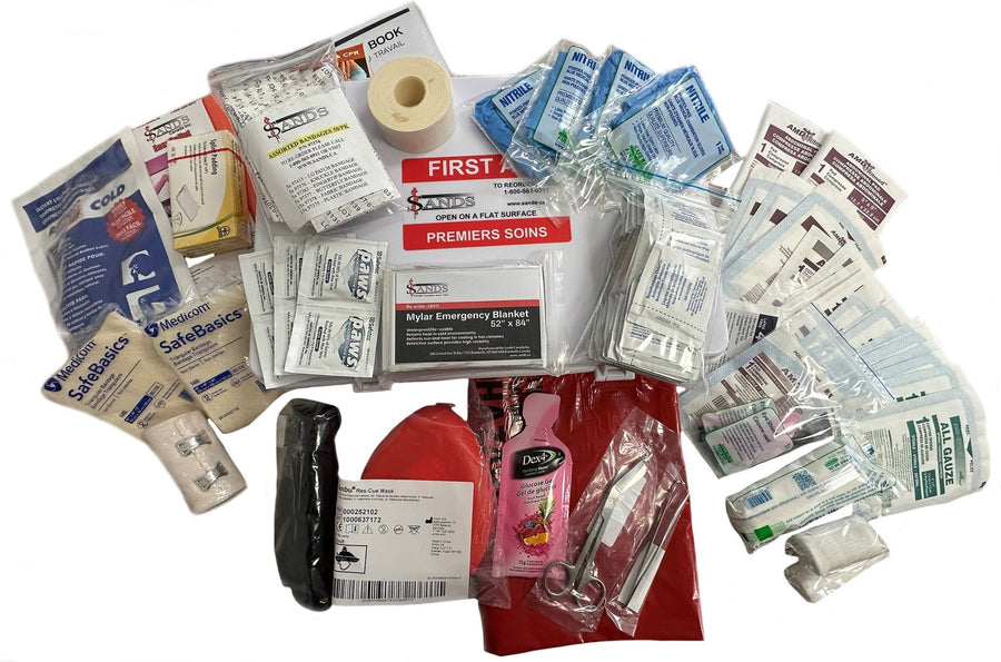CSA - Z1220 - 17 Type 3 Small - 2 - 25 Employees First Aid Kit - Sands Canada