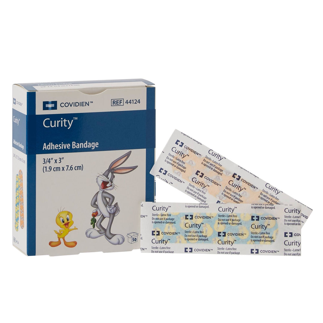 CURITY ADHESIVE BANDAGE - LOONEY TUNES 50EA/BX - Sands Canada