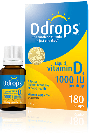 Ddrops® 1000 IU - 180 Drop bottle - Sands Canada