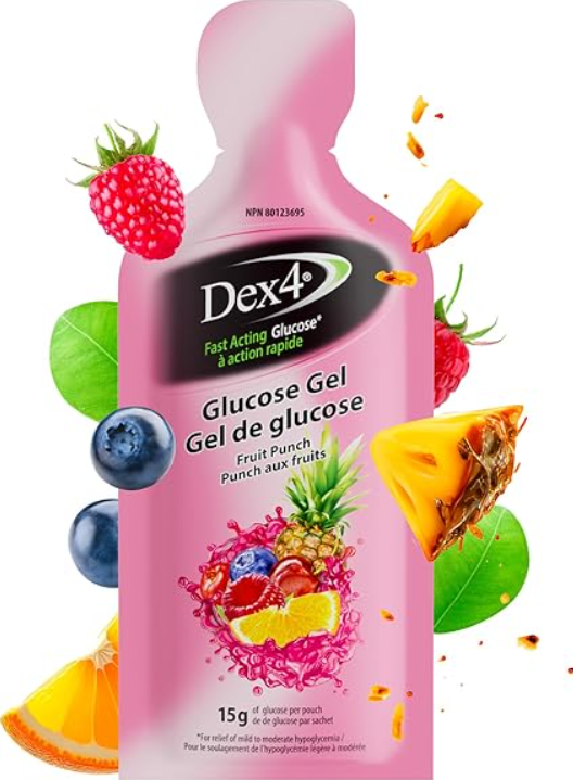Dex4® Fruit Punch Glucose Gel - 15g - Sands Canada
