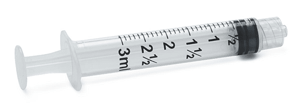 DISPOSABLE SYRINGE 3ML Luer Lock WITHOUT NEEDLE - INDIVIDUAL - Sands Canada
