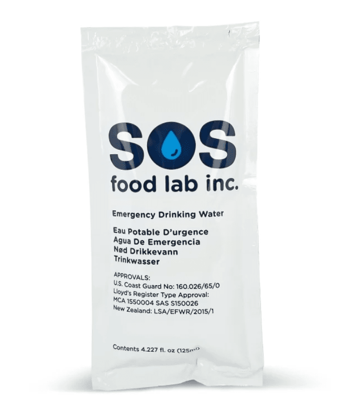 Emergency Drinking Water Ration - Sands Canada