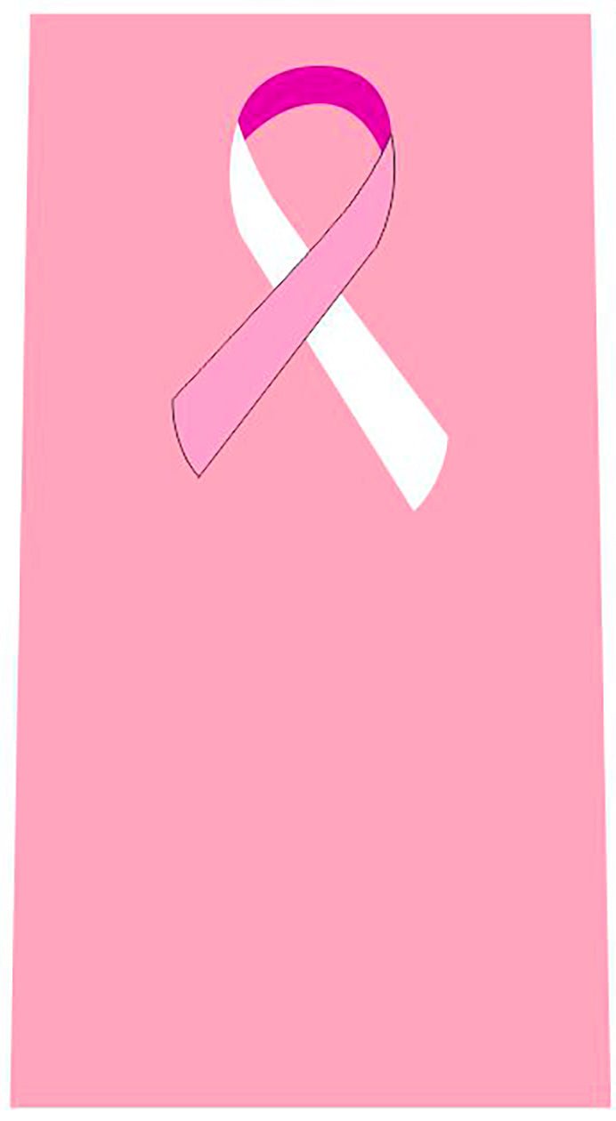 Epaulettes - Breast Cancer Awareness - Blank with Ribbon - Sands Canada