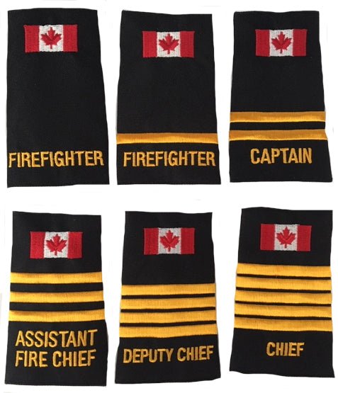 Epaulettes - Firefighter - Sands Canada