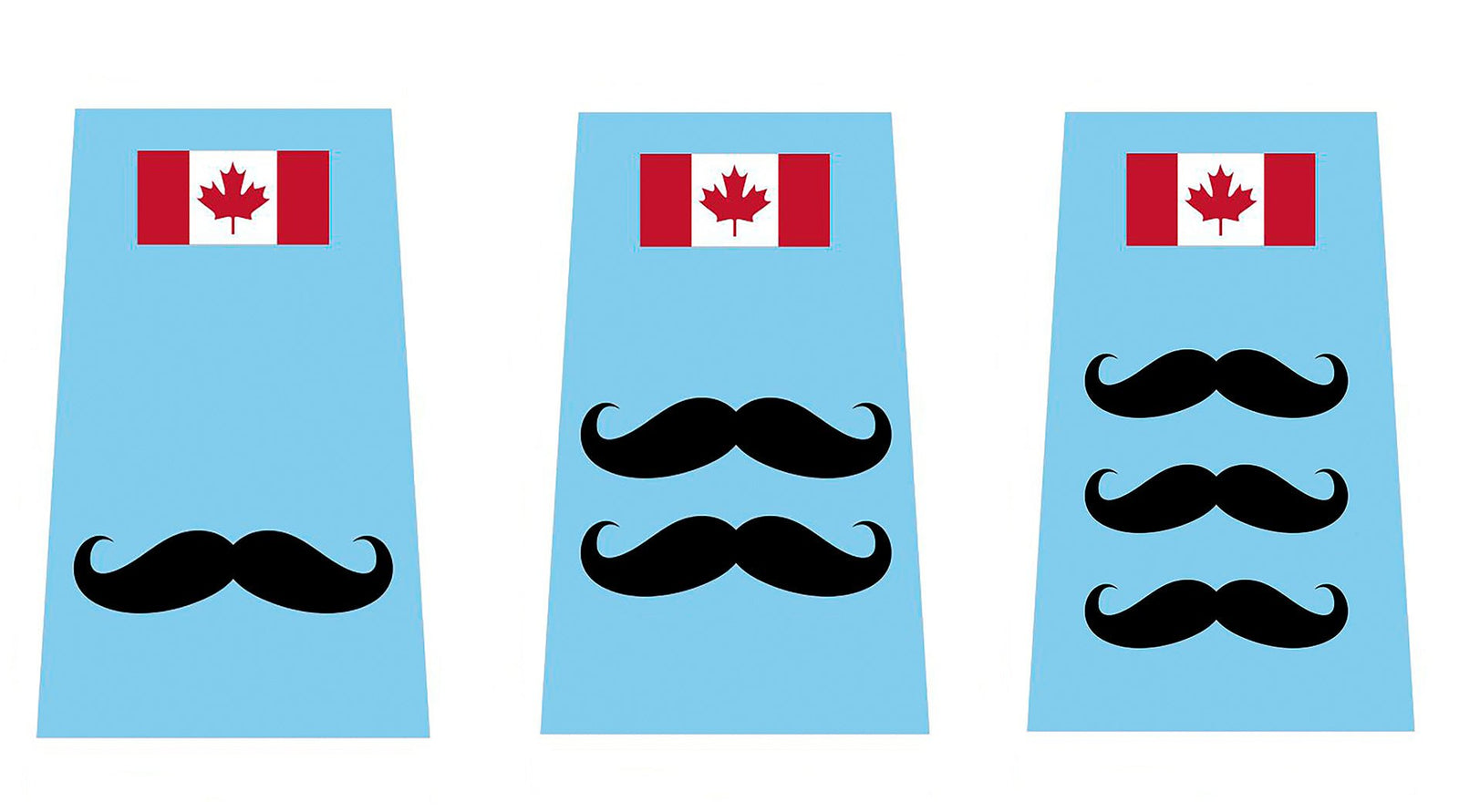 Epaulettes - Movember 1/2/3 Bar - Sands Canada