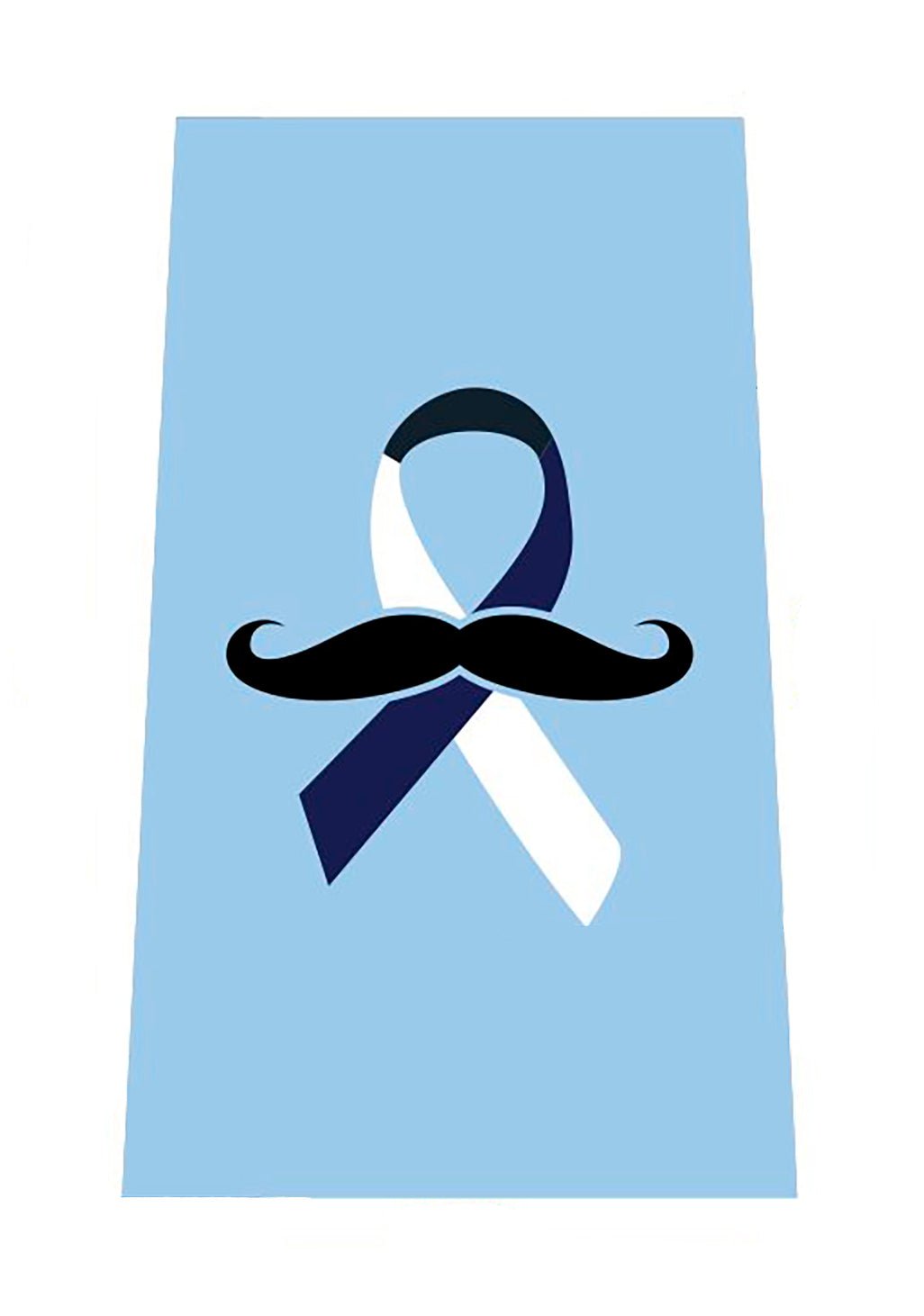 Epaulettes - Movember Ribbon with moustache ( sold in pairs) - Sands Canada