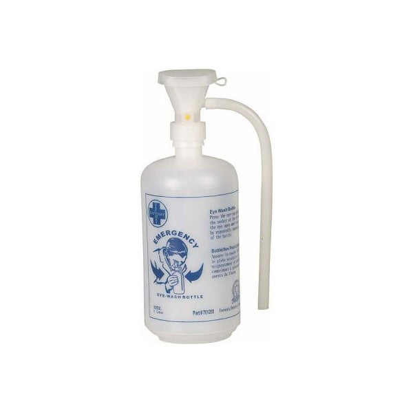 Empty 1L Eyewash Bottle w/ Eye Cup