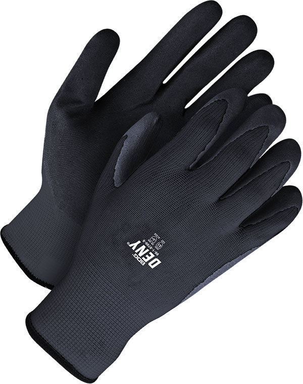 Nitrile coated nylon gloves