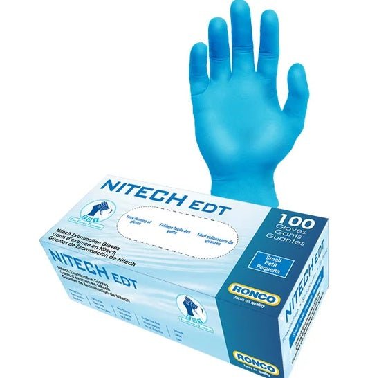 Gloves - Ronco Nitech EDT ® Blue - 100/box - Sands Canada