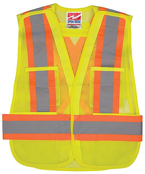 HI Vis Safety Vest - 5 point tear away - Sands Canada