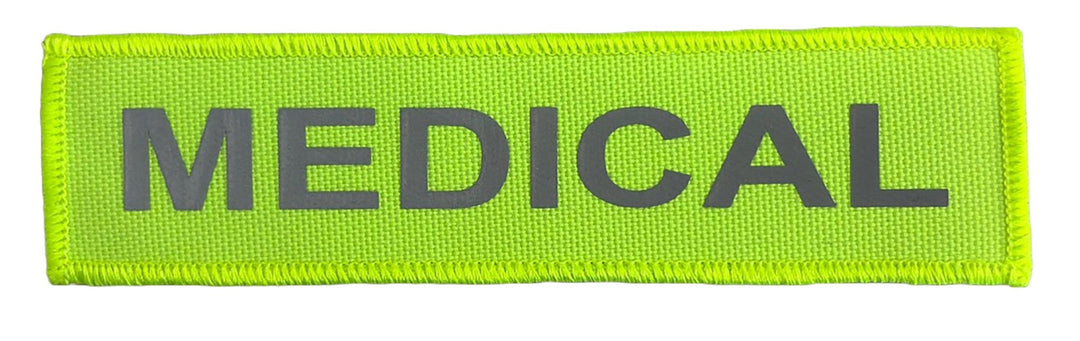 Hi Vis Yellow/Reflective Silver Crests - Various Styles, Small and Large - Sands Canada