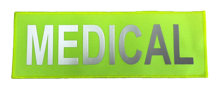 Hi Vis Yellow/Reflective Silver Crests - Various Styles, Small and Large - Sands Canada