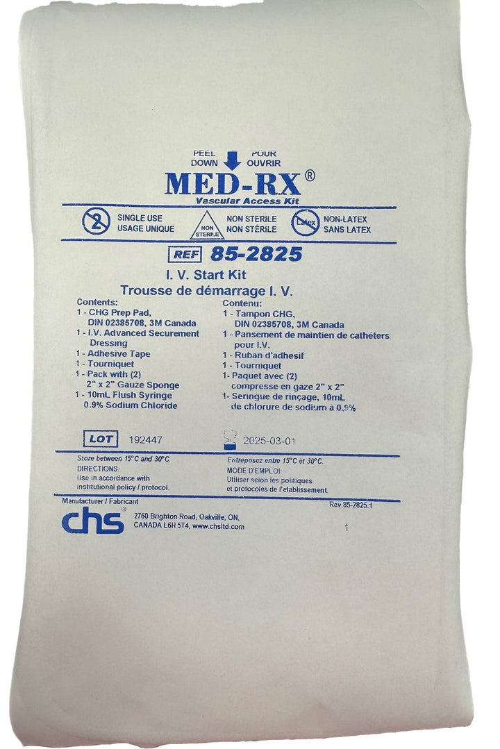 IV Start Kit - SHORT EXPIRY 04/26 - Sands Canada