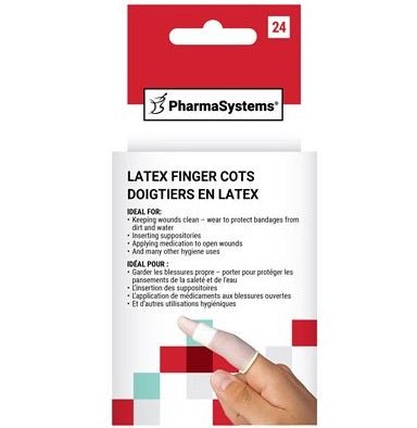LATEX FINGER COTS - 24 assorted size - Sands Canada