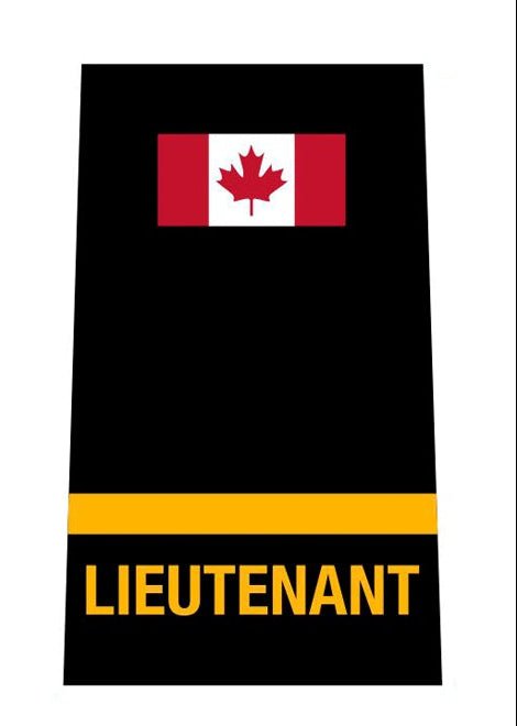 Lieutenant FIrefighter One Bar Gold - Sands Canada