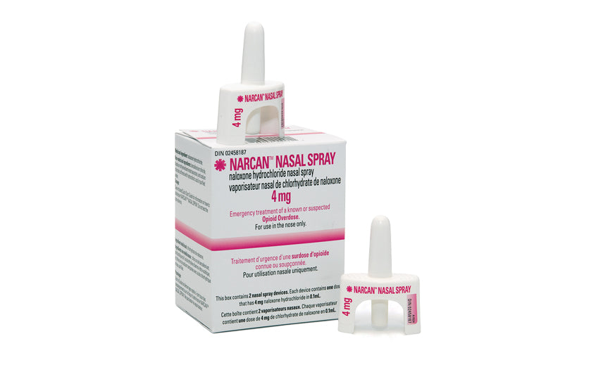 NARCAN (naloxone hydrochloride) Nasal Spray 2 pack - 4mg
