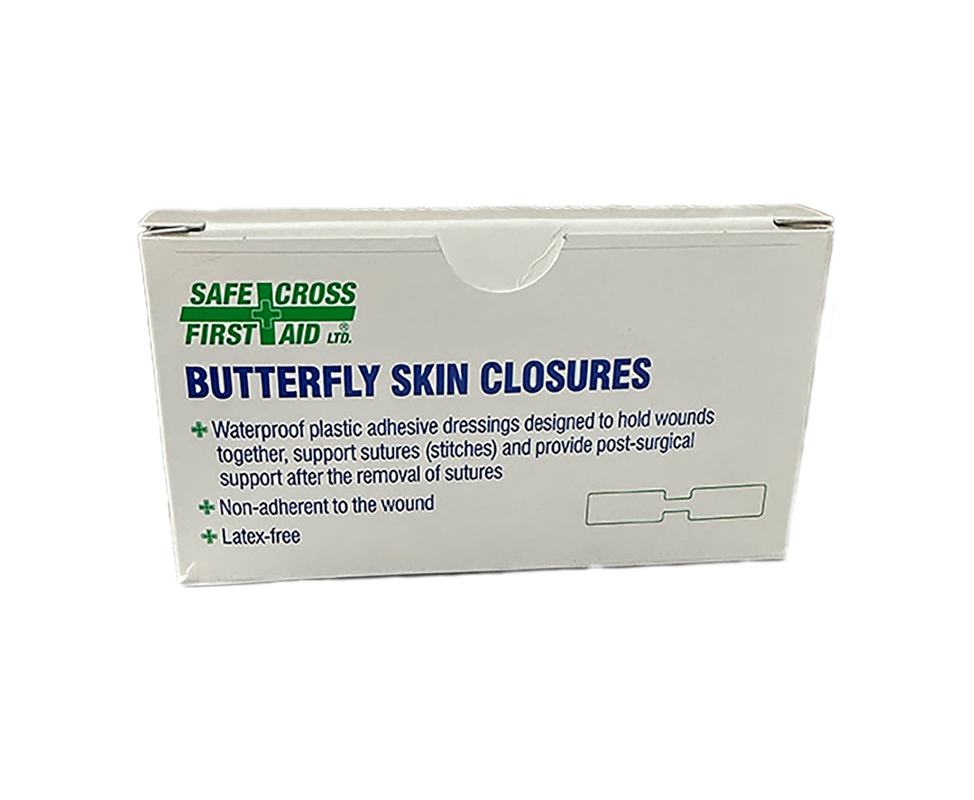 Butterfly Skin Closures, Medium, 1 x 4.6 cm, 100/Box