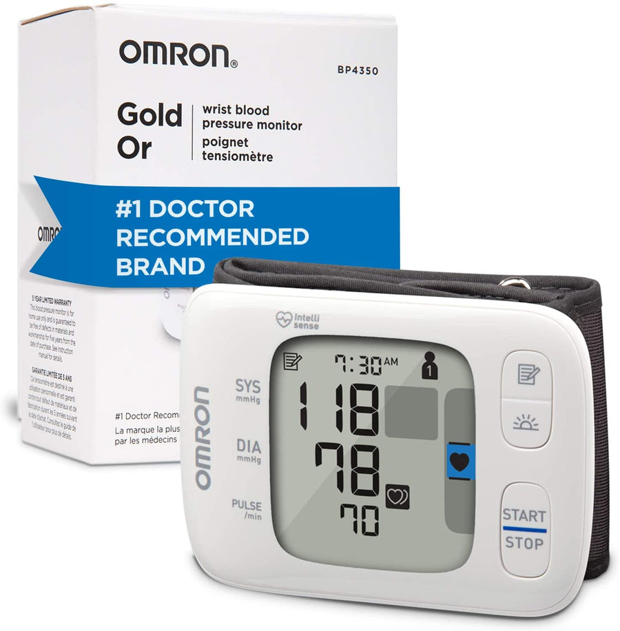 OMRON Gold Wrist Blood Pressure ( BP ) Monitor - Bluetooth enabled - Sands Canada
